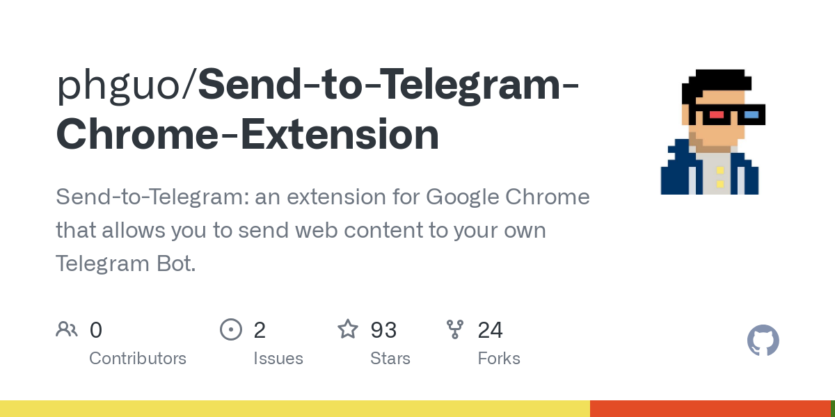 Send to Telegram Chrome Extension