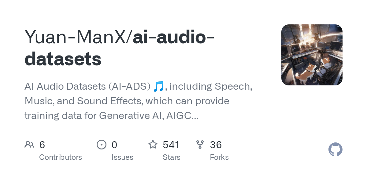 ai audio datasets
