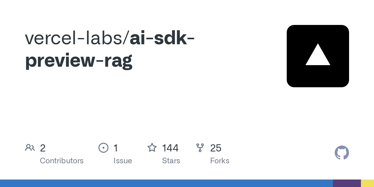 ai sdk preview rag