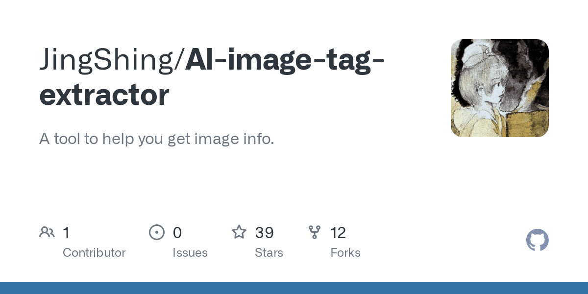 AI image tag extractor