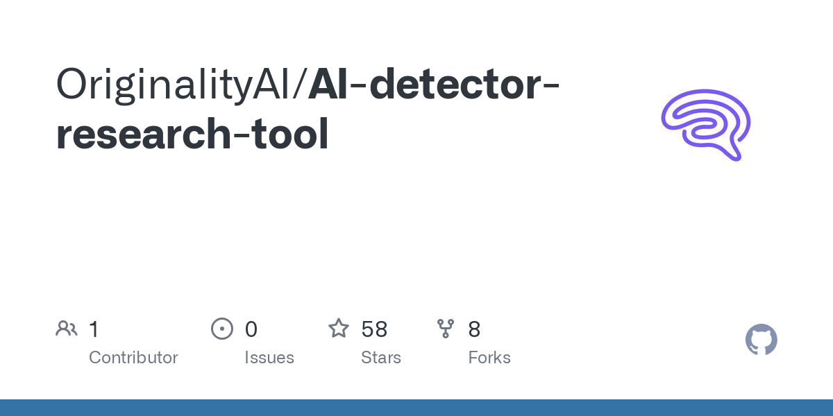 AI detector research tool