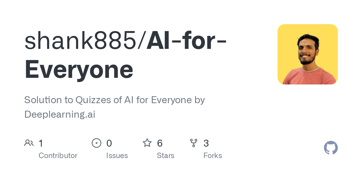 AI for Everyone