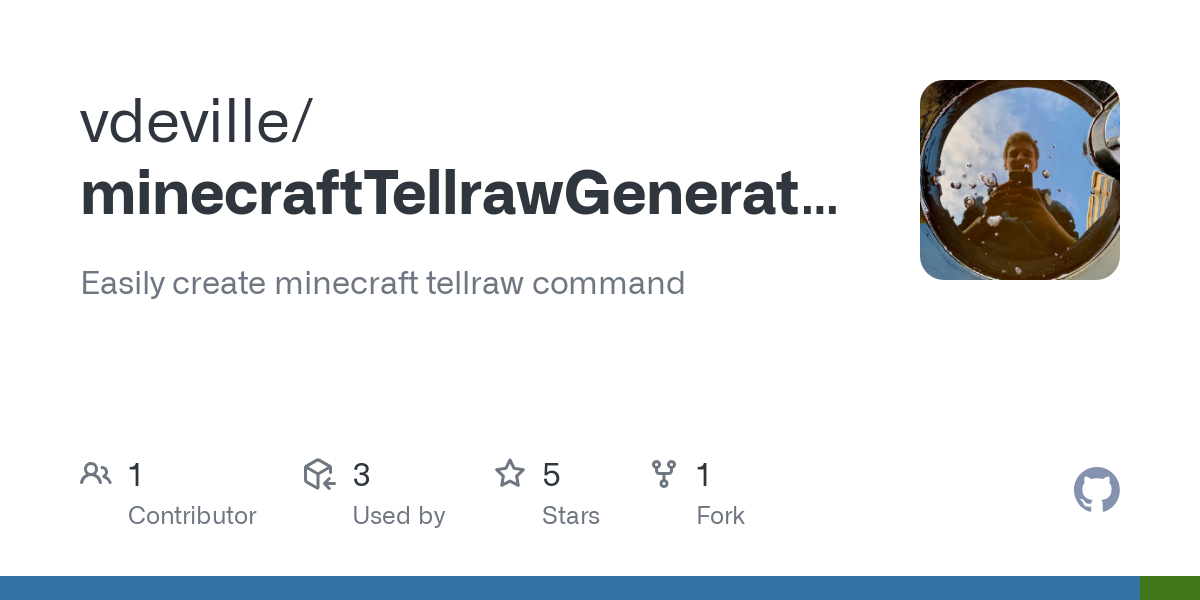 minecraftTellrawGenerator