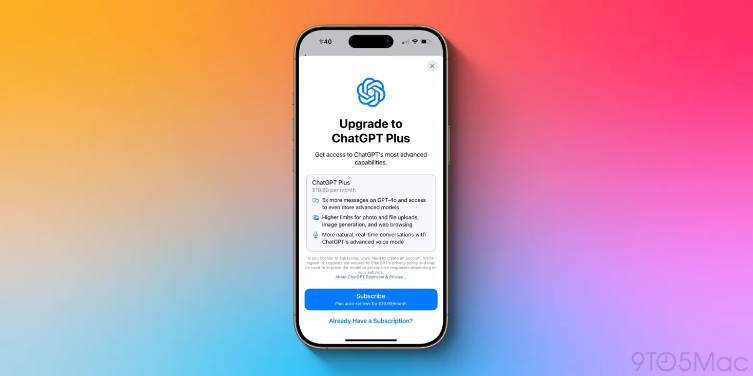 iOS 18.2 beta menambahkan opsi untuk meningkatkan ChatGPT Plus di pengaturan