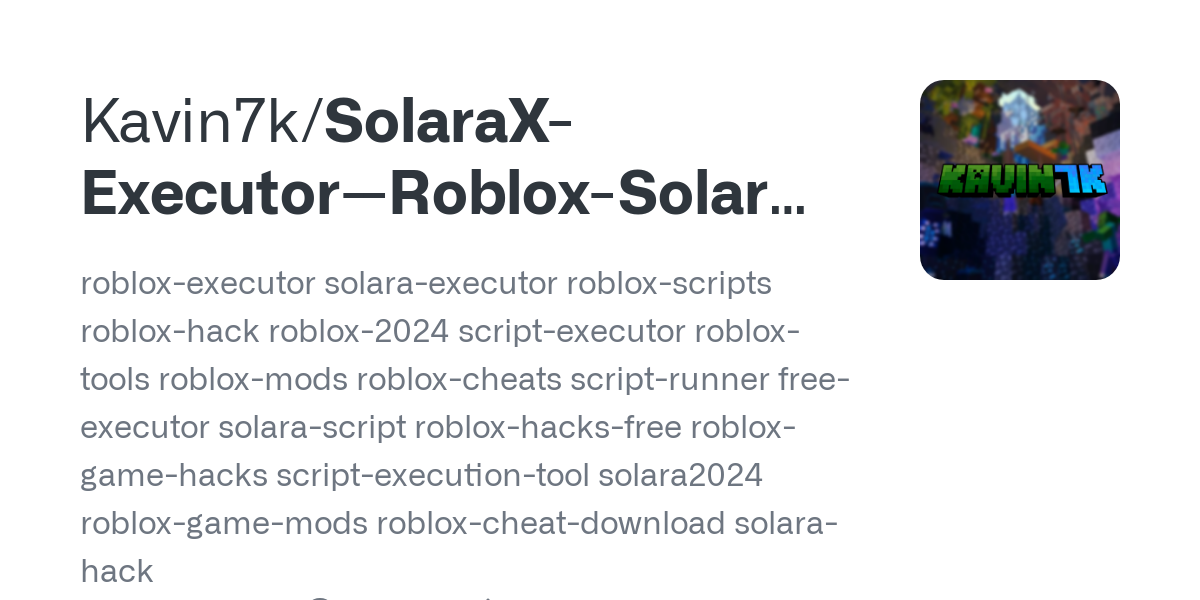 SolaraX Executor  Roblox Solara Executor