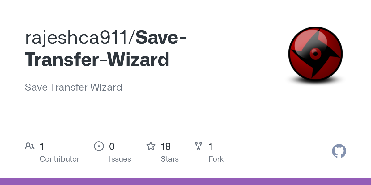 Save Transfer Wizard