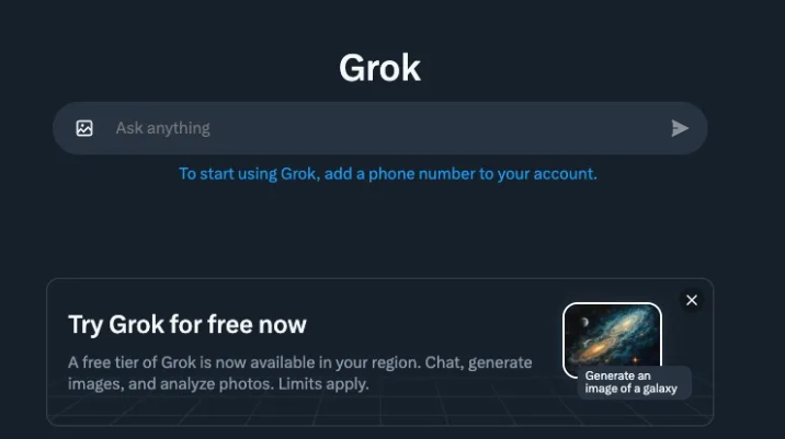 Versi gratis AI chatbot Grok pada platform X akan segera diluncurkan, mendukung hingga 20 percakapan setiap 2 jam.