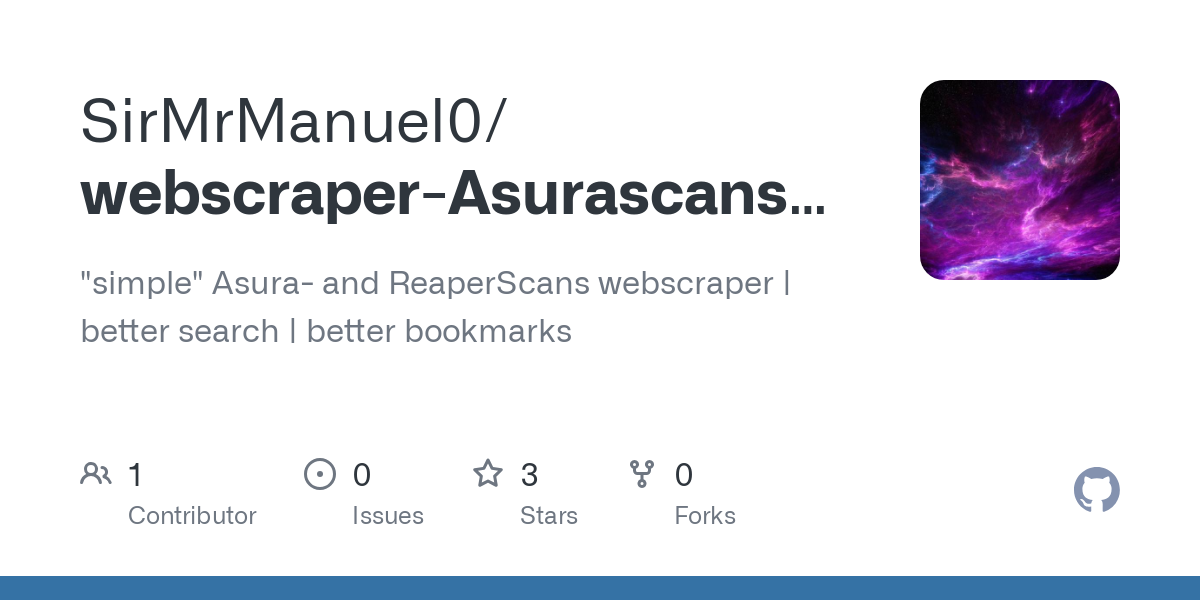 webscraper Asurascans Reaperscans