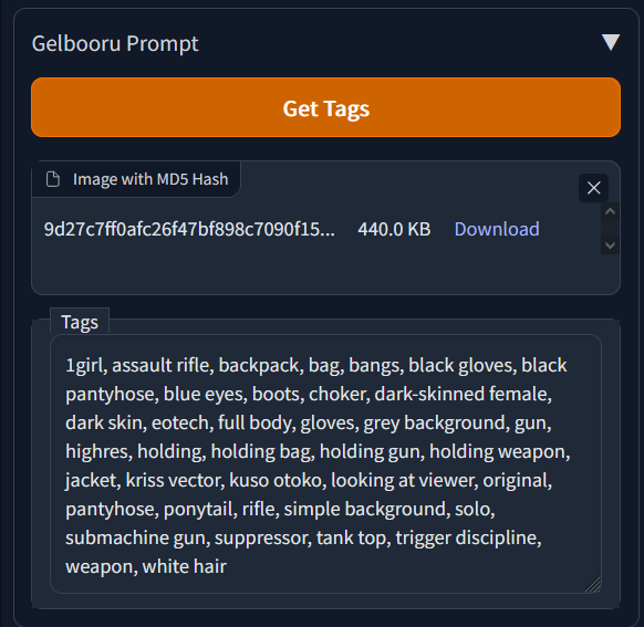 sd webui gelbooru prompt