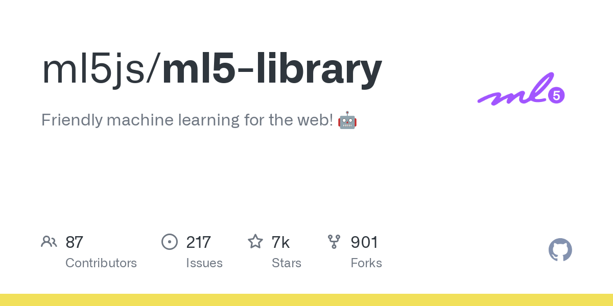 ml5 library