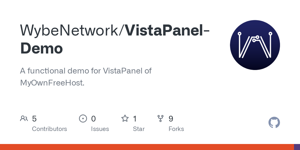 VistaPanel Demo