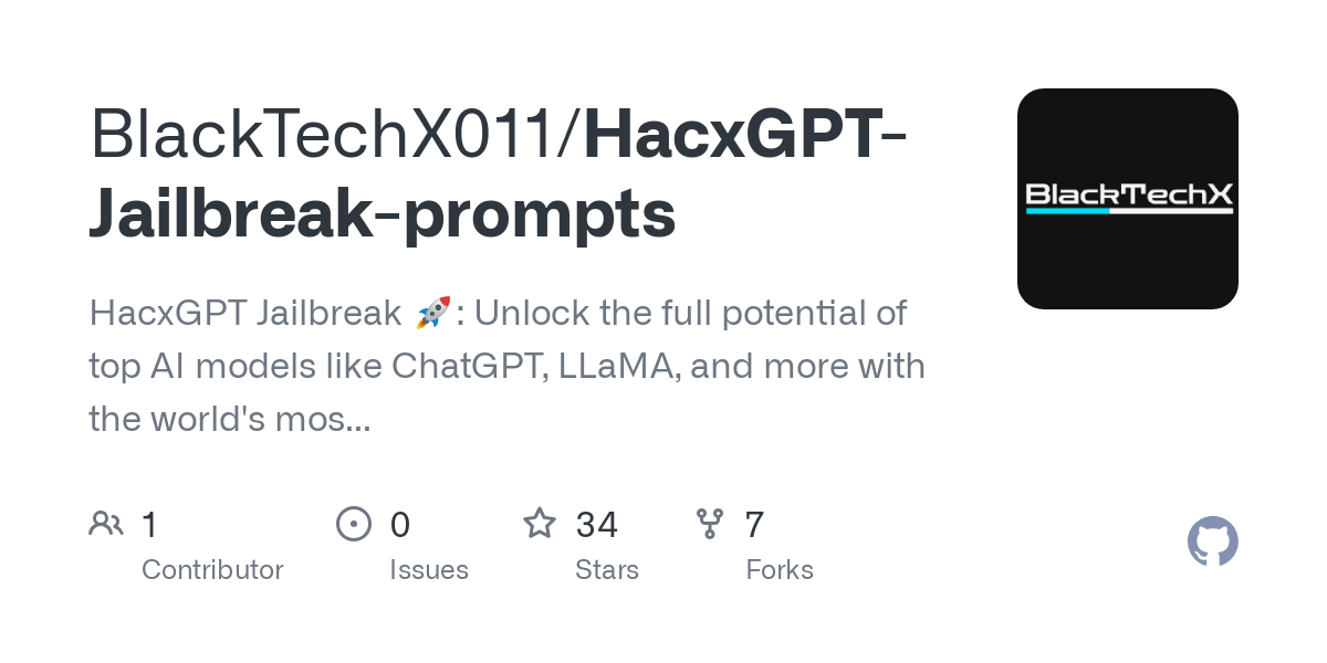 HacxGPT Jailbreak prompts