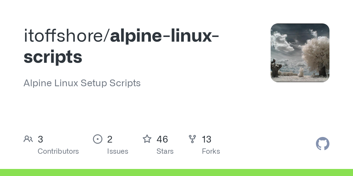 alpine linux scripts