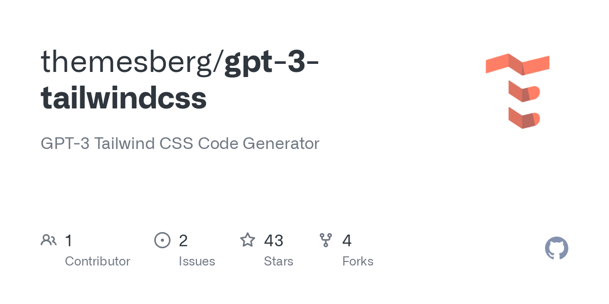 gpt 3 tailwindcss