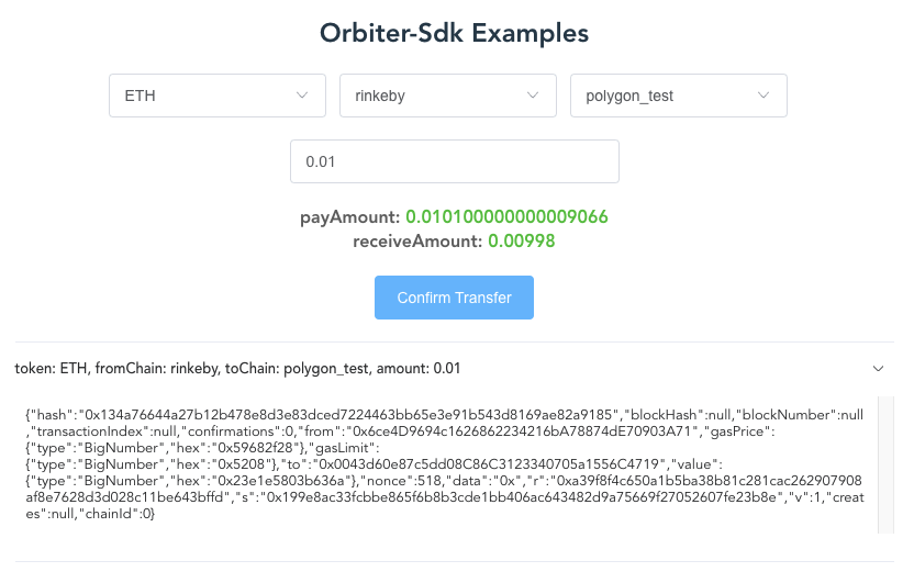 orbiter sdk