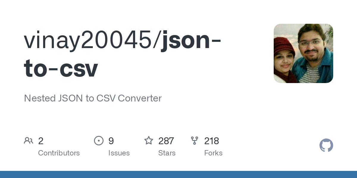 json to csv