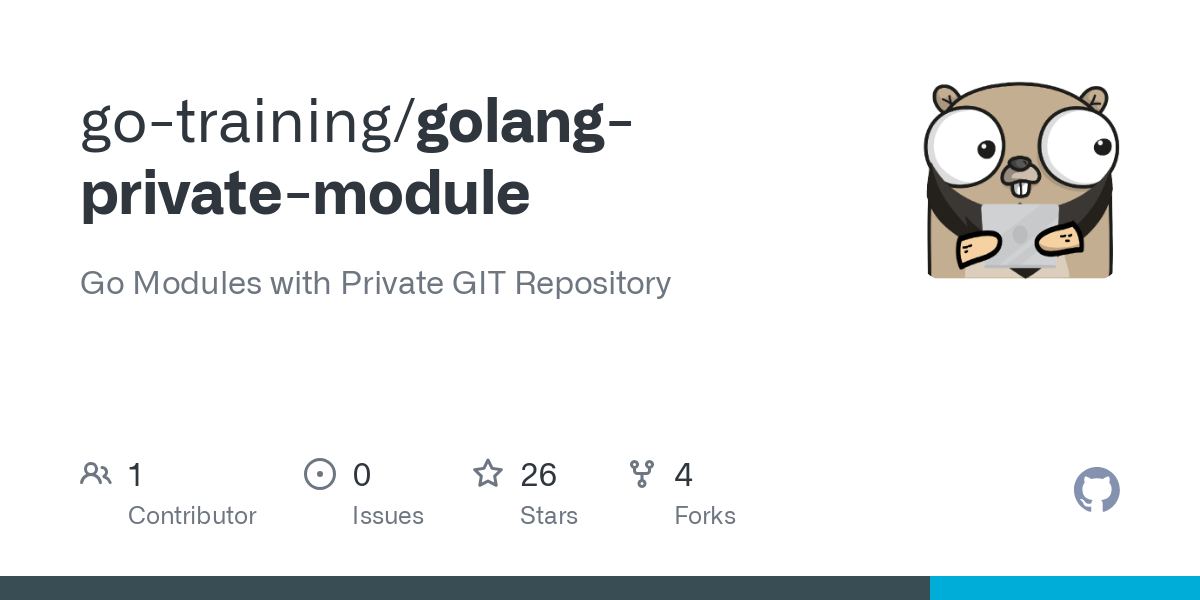 golang private module