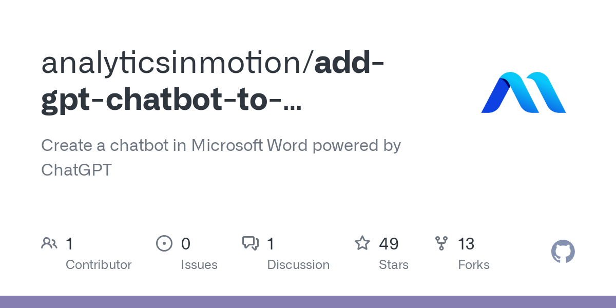 add gpt chatbot to microsoft word