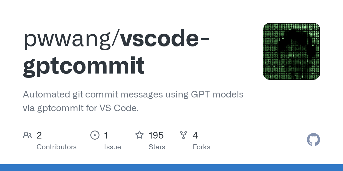 vscode gptcommit