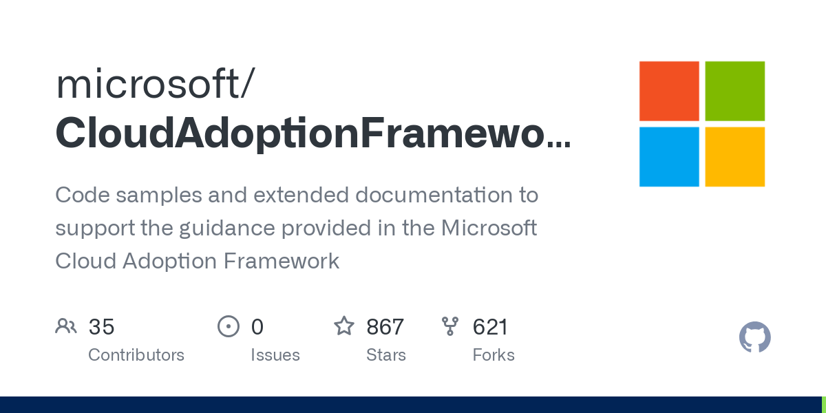 CloudAdoptionFramework