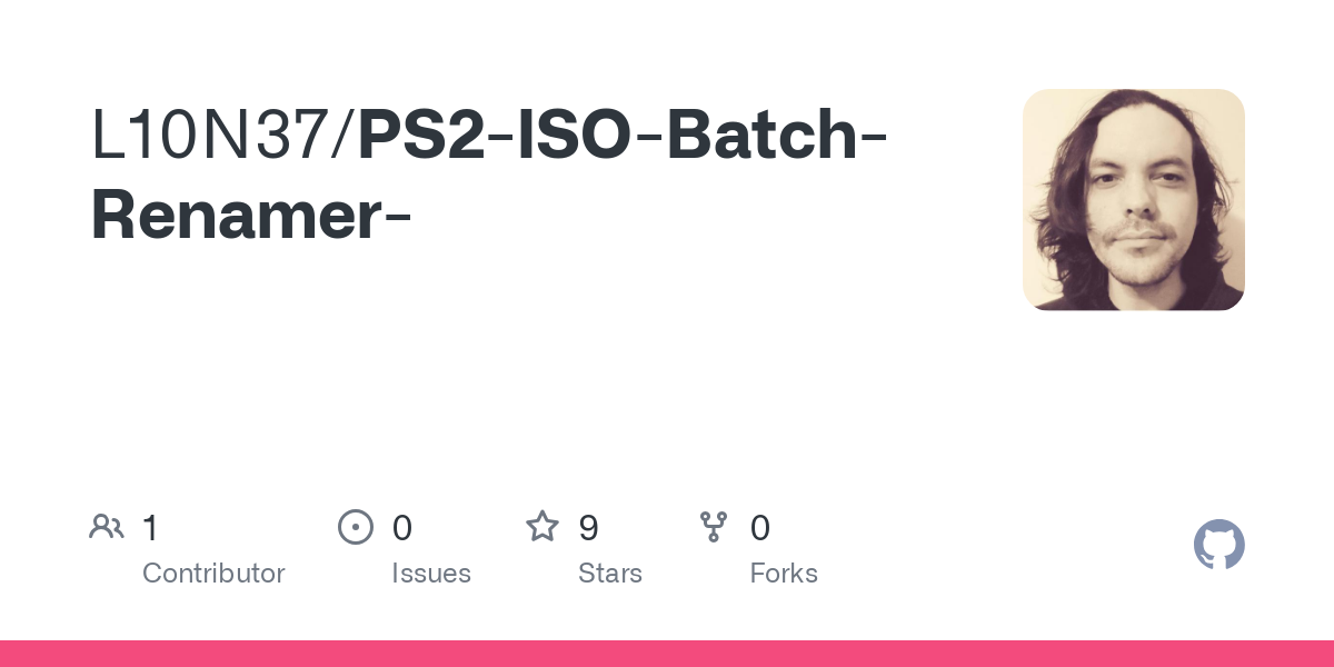 PS2 ISO Batch Renamer