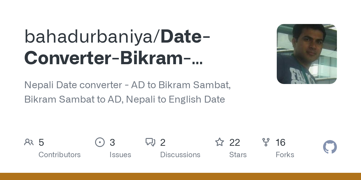 Date Converter Bikram Sambat to English Date