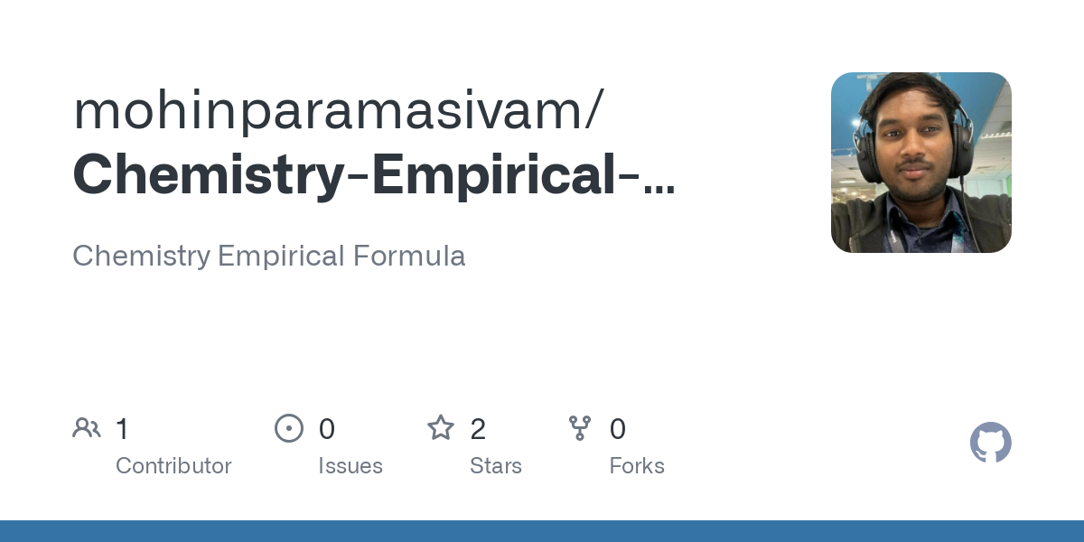 Chemistry Empirical Formula Calculator