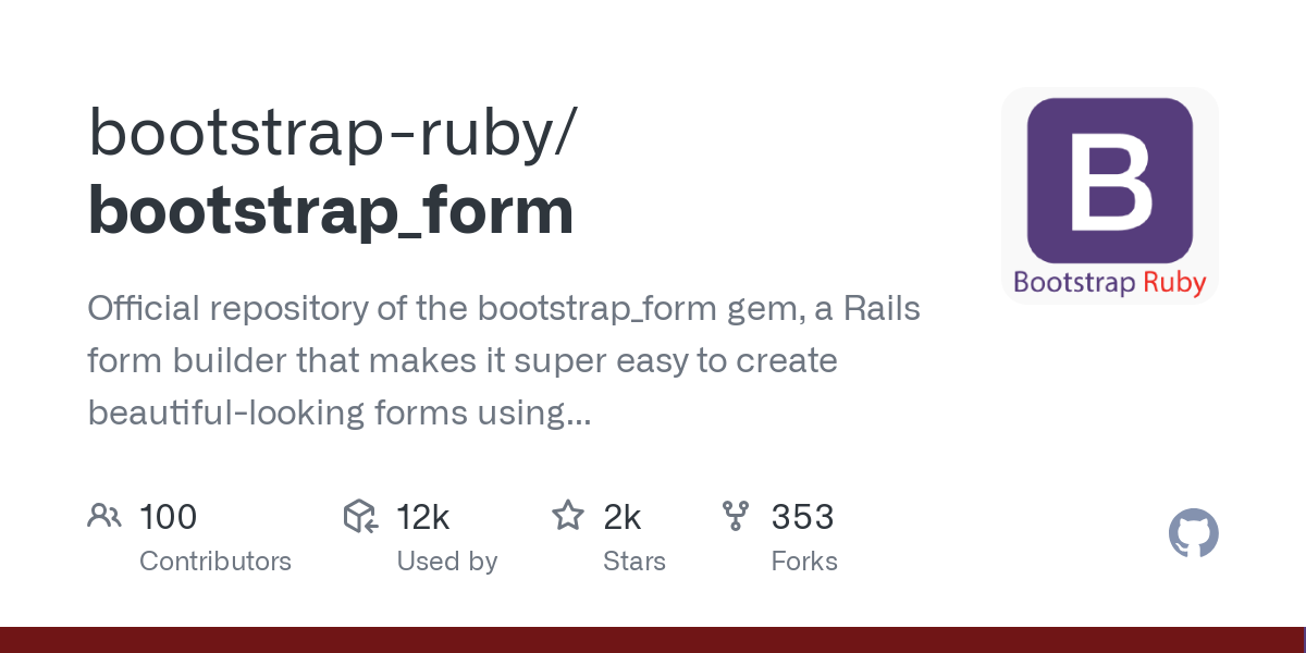 bootstrap_form