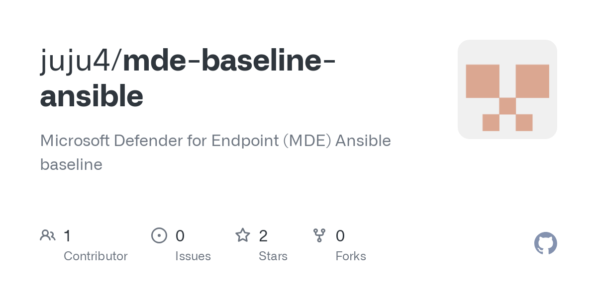 mde baseline ansible