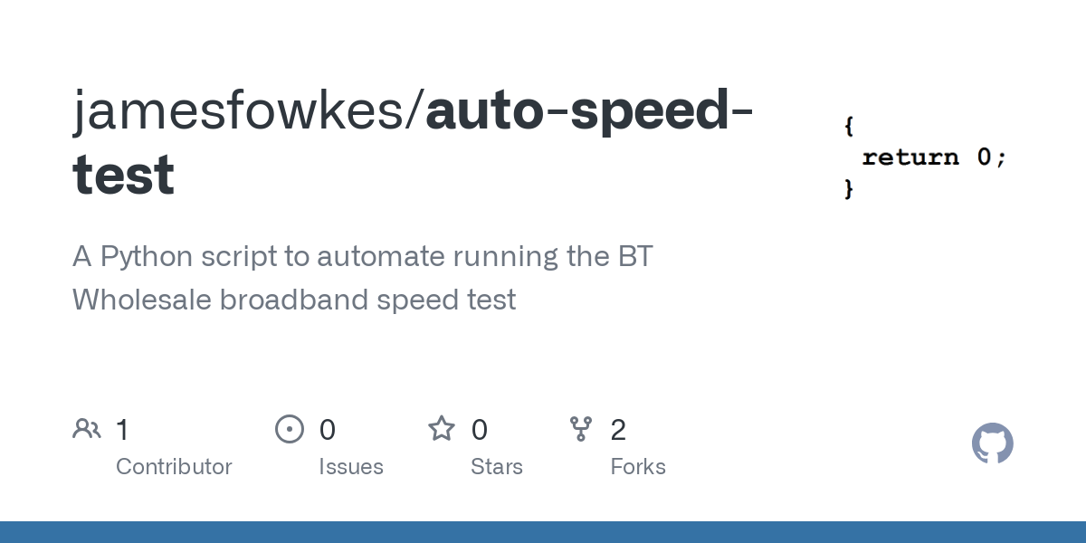 auto speed test