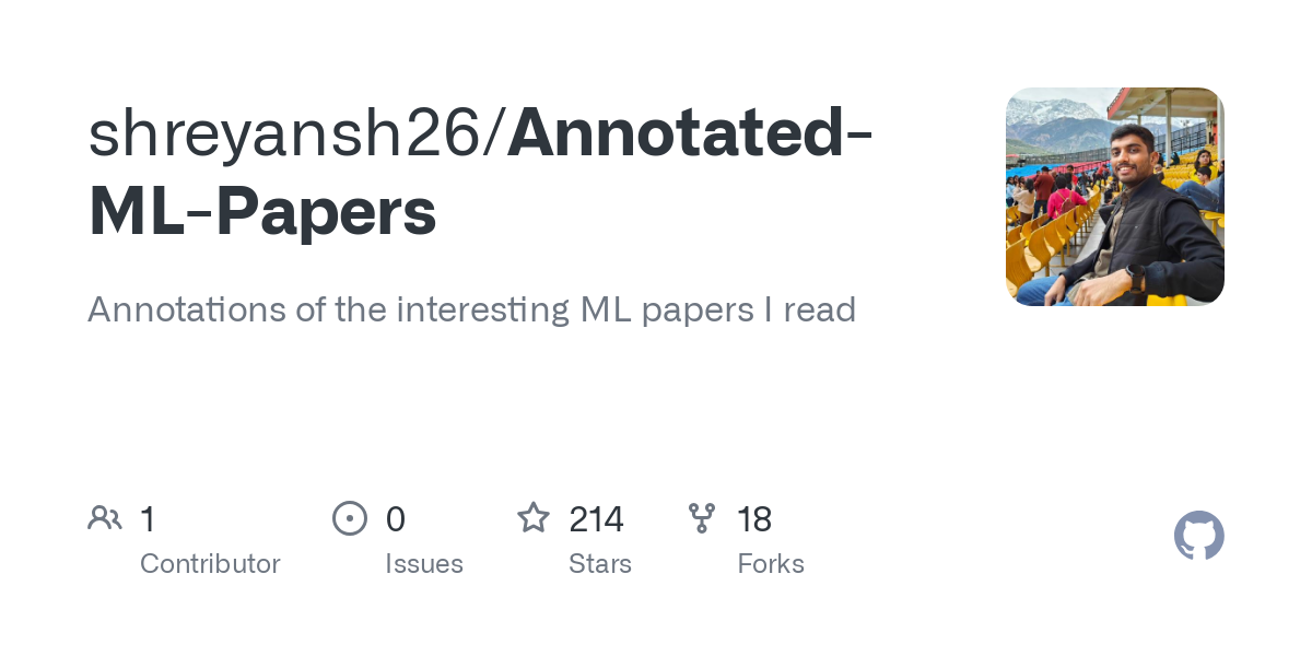 Annotated ML Papers