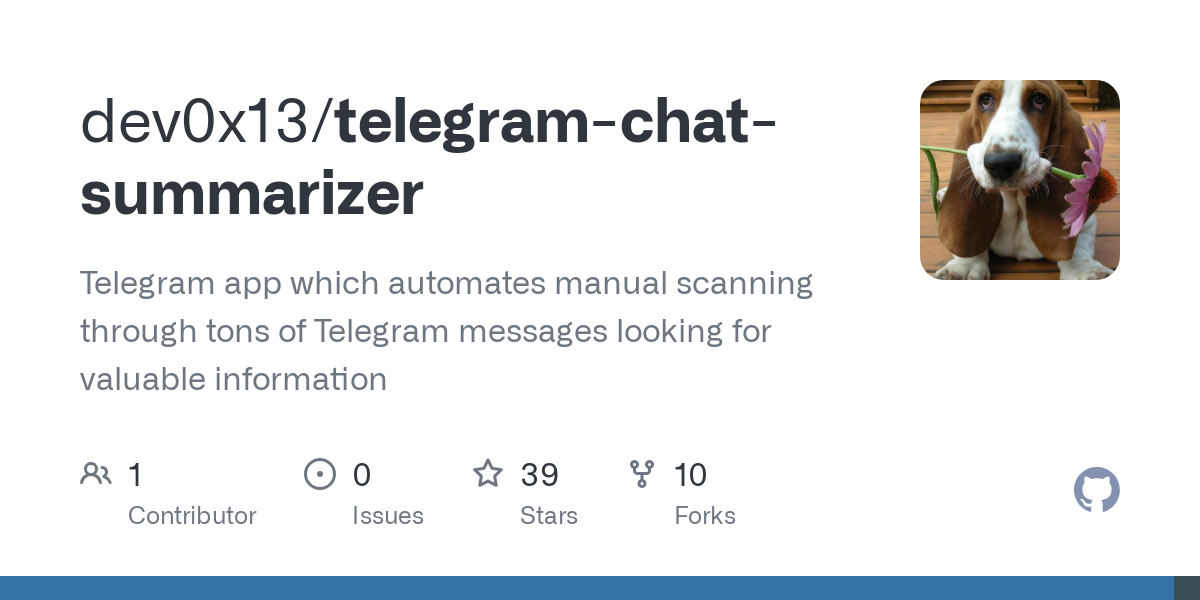 telegram chat summarizer