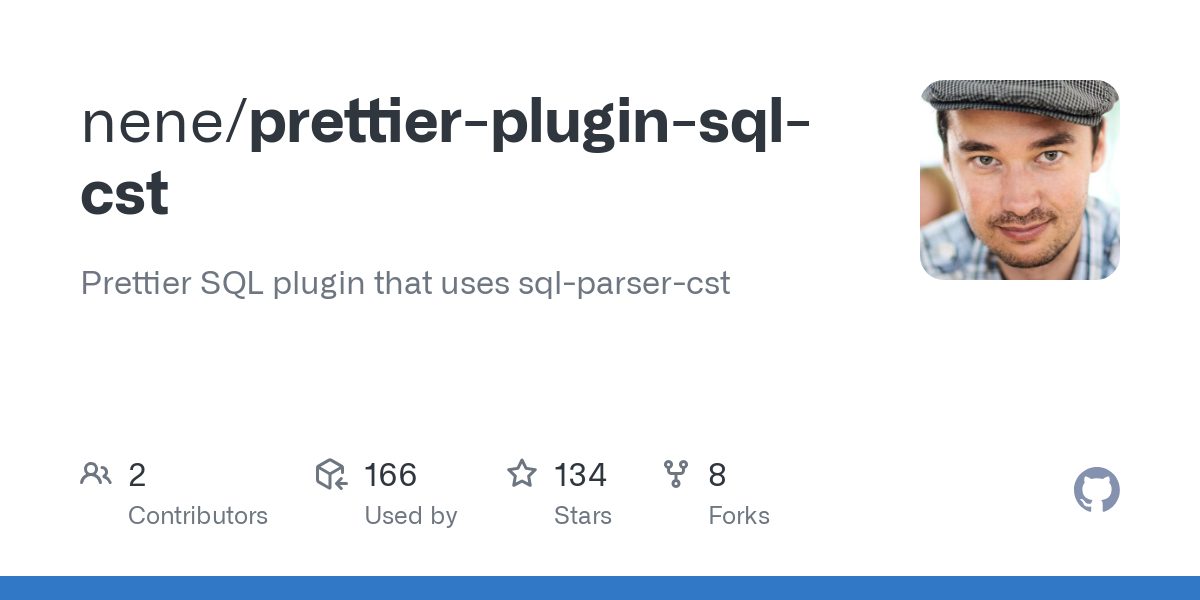 prettier plugin sql cst