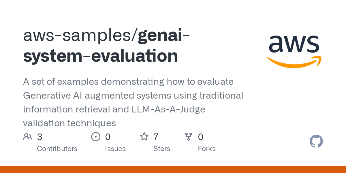 genai system evaluation