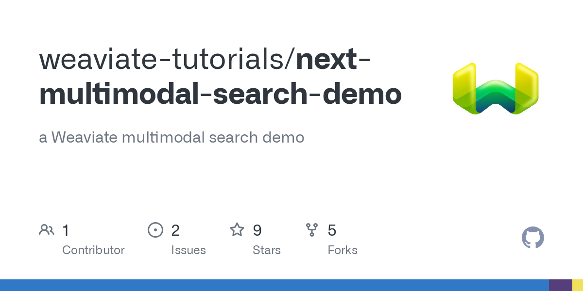 next multimodal search demo