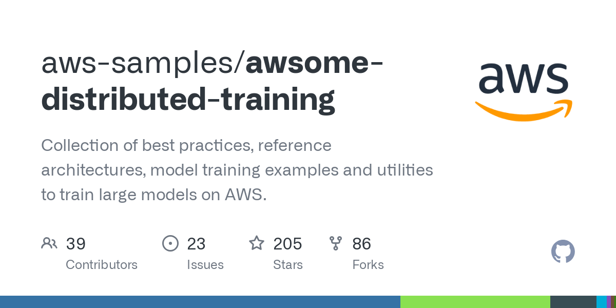 awsome distributed training