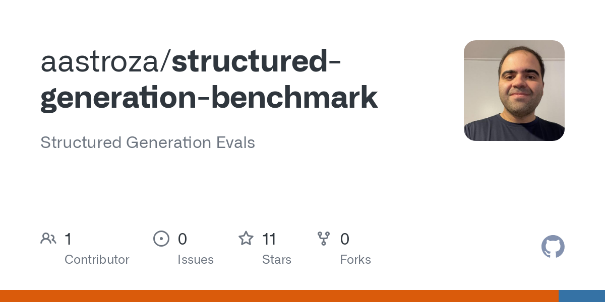 structured generation benchmark