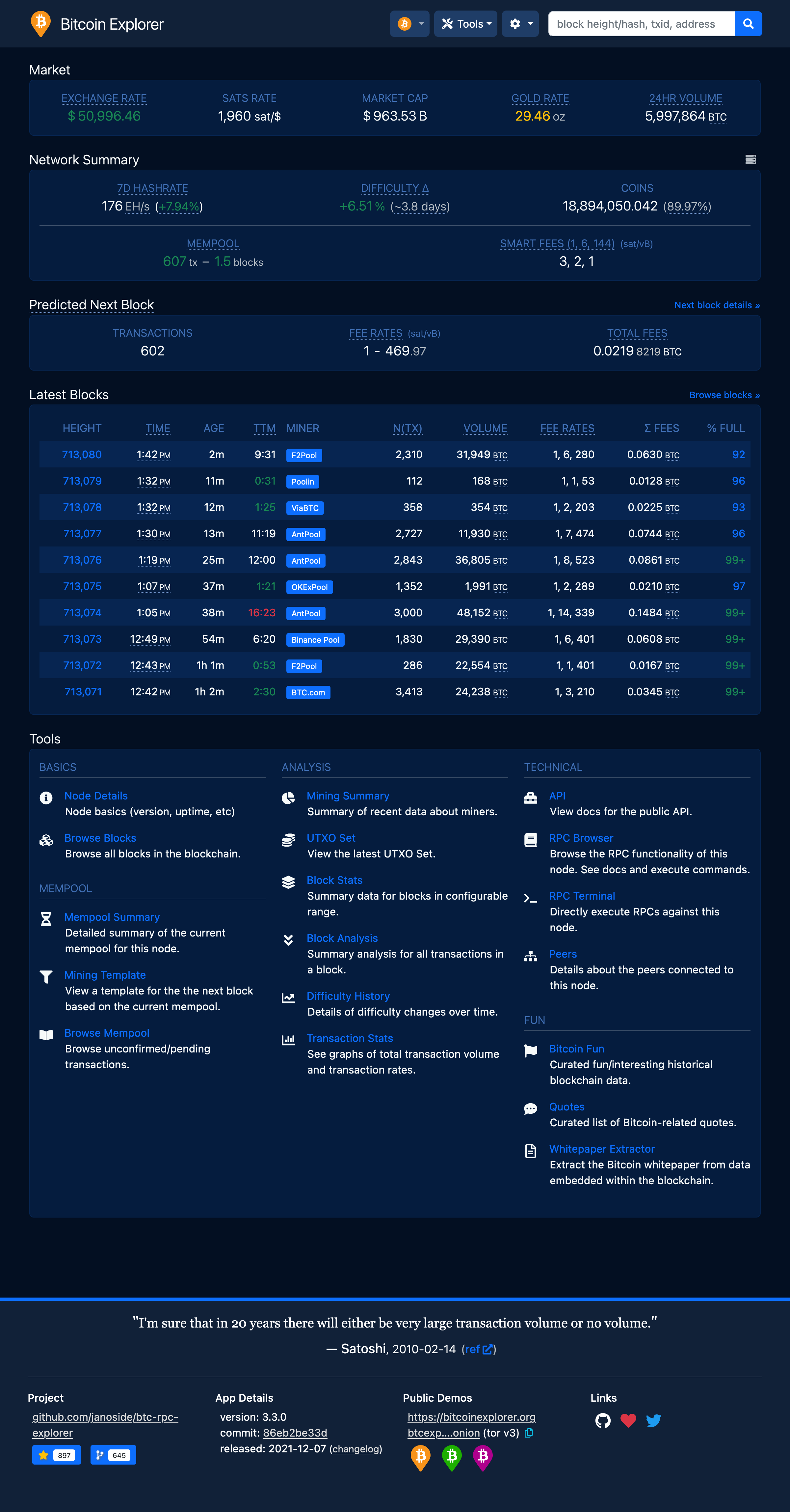 btc rpc explorer