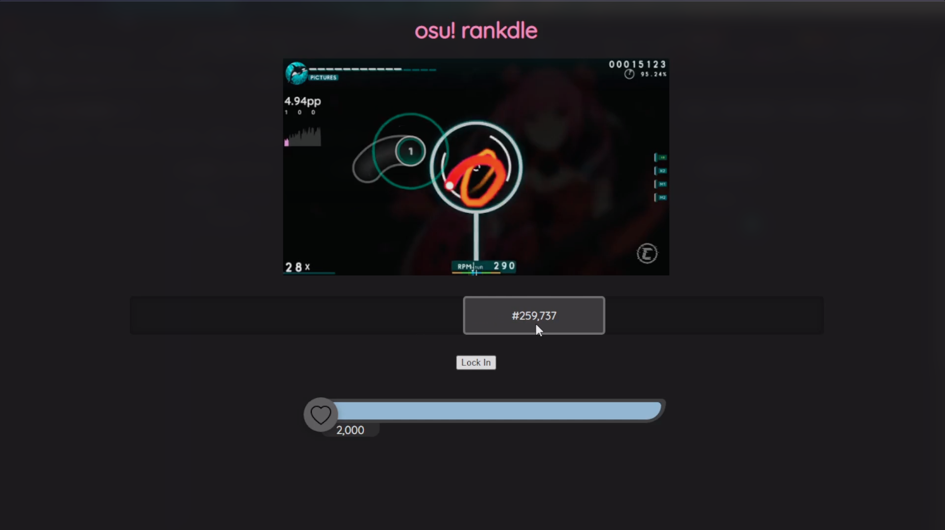 osu rankdle