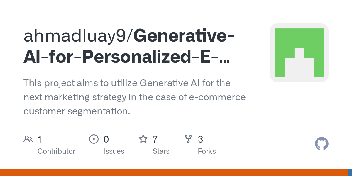 Generative AI for Personalized E commerce Customer Segmentation