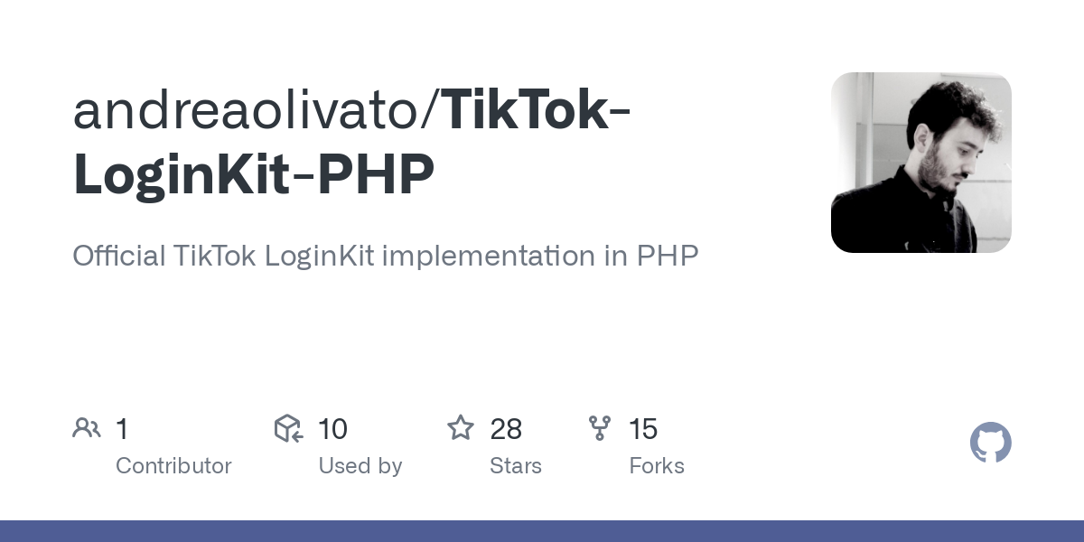 TikTok LoginKit PHP