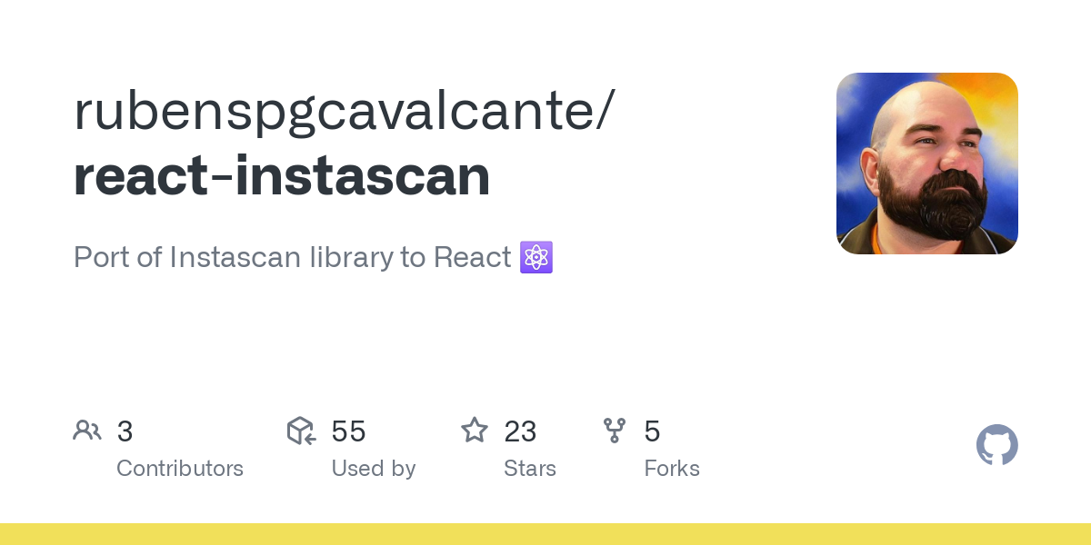 react instascan