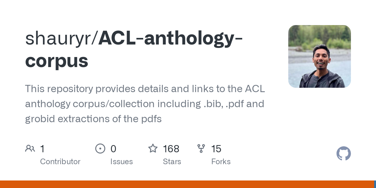 ACL anthology corpus