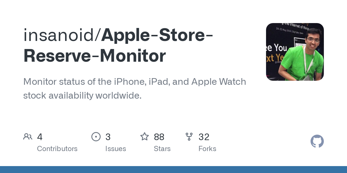 Apple Store Reserve Monitor