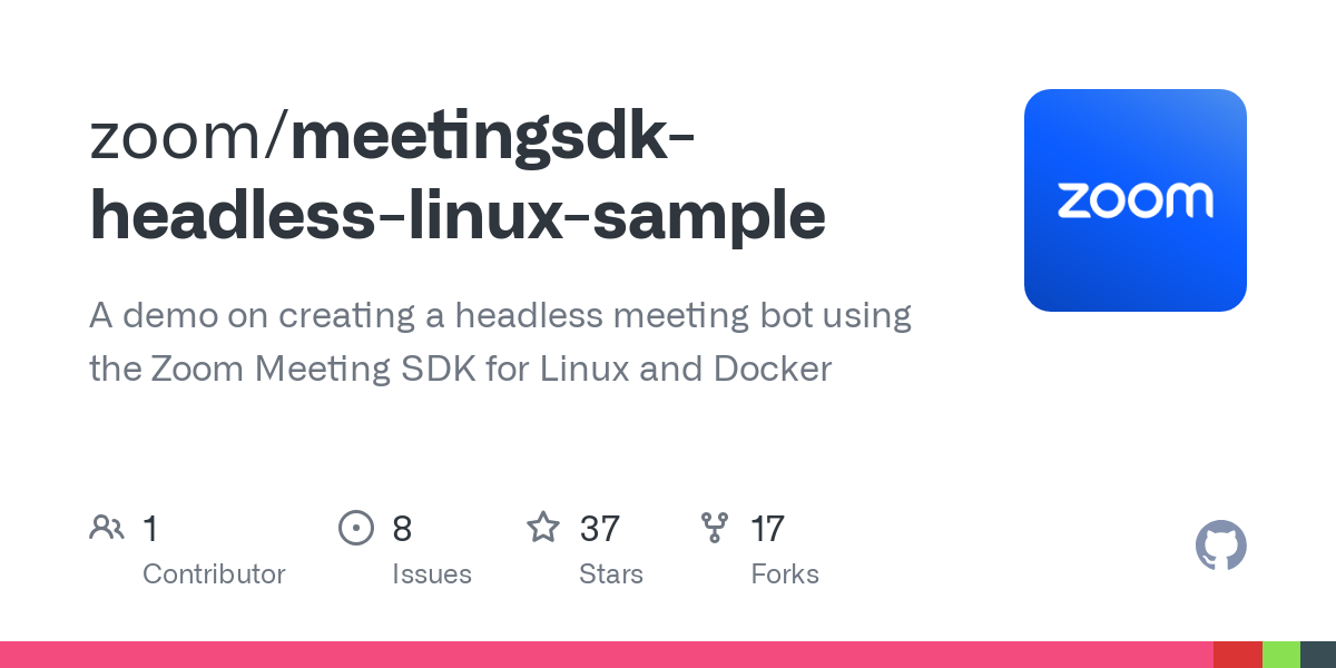 meetingsdk headless linux sample