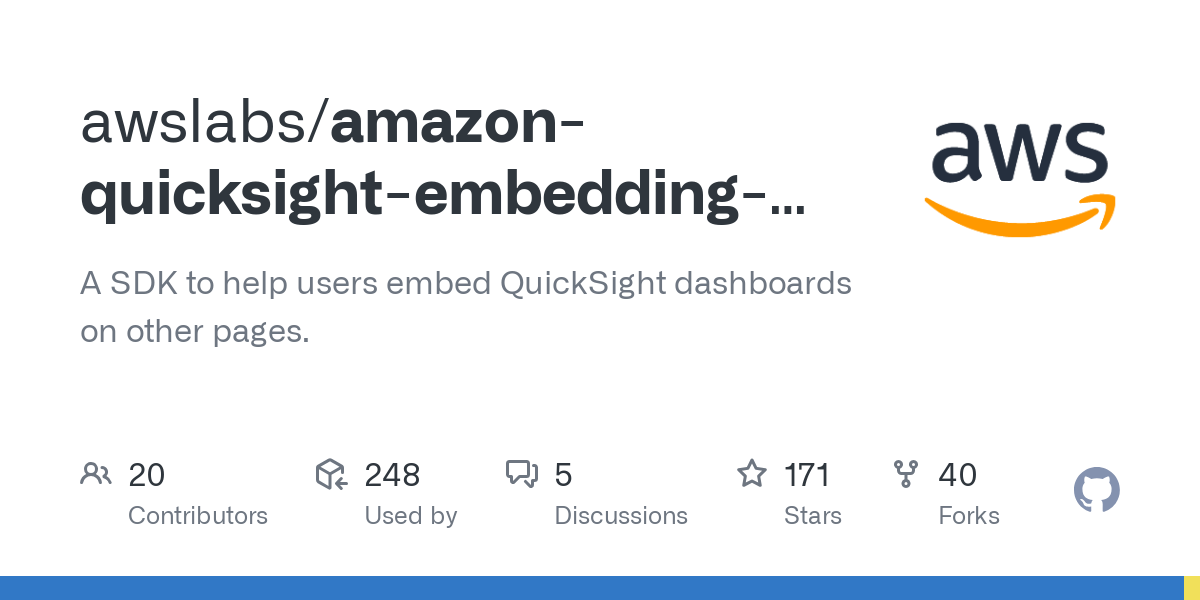 亞馬遜 Quicksight 嵌入 sdk