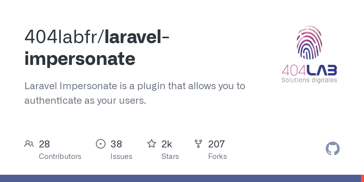 laravel personificar