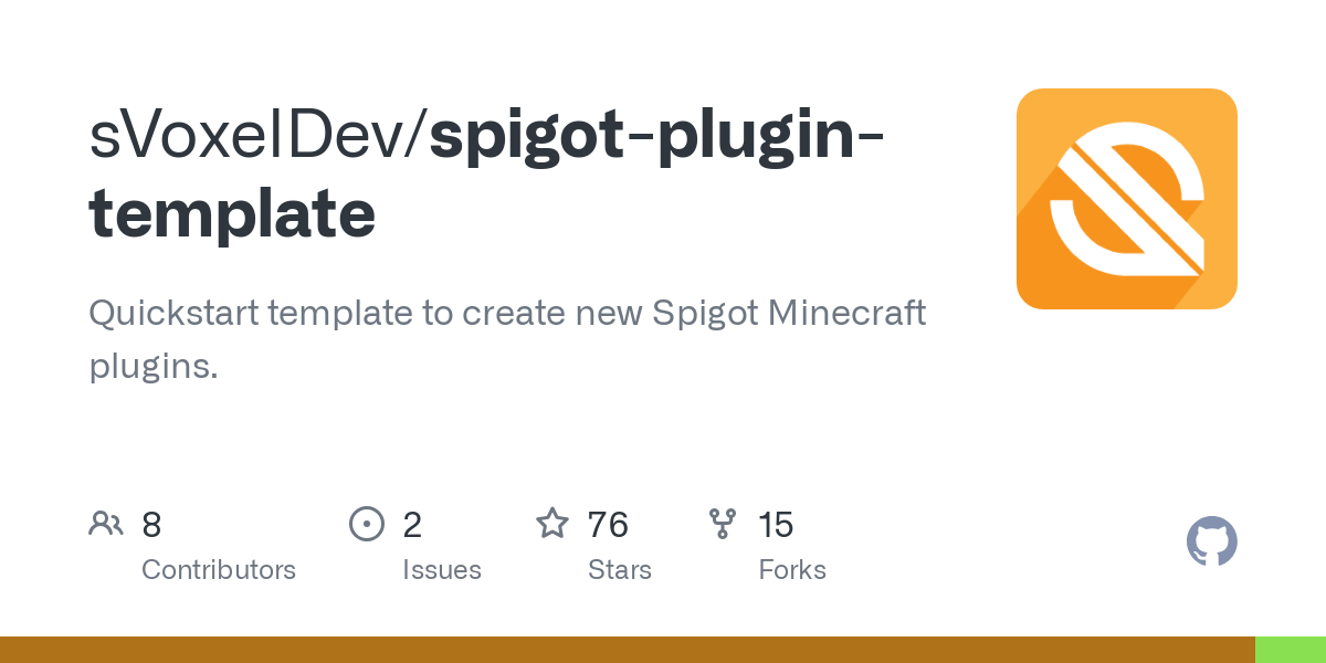 spigot plugin template