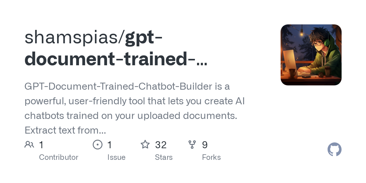 construtor de chatbot treinado em documento gpt