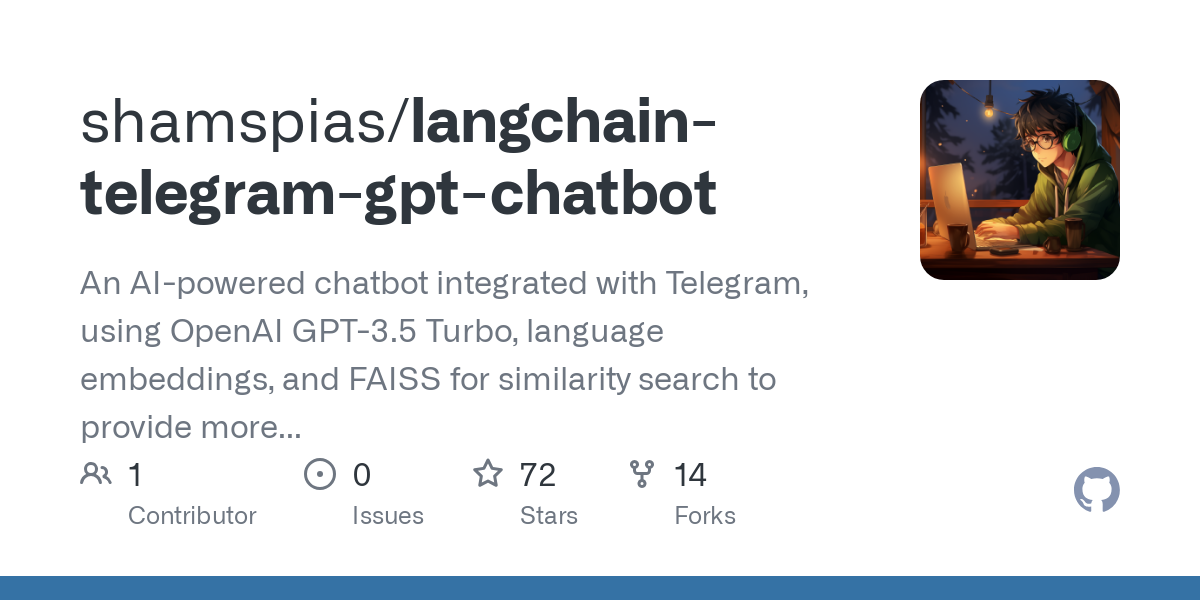 langchain telegram gpt chatbot